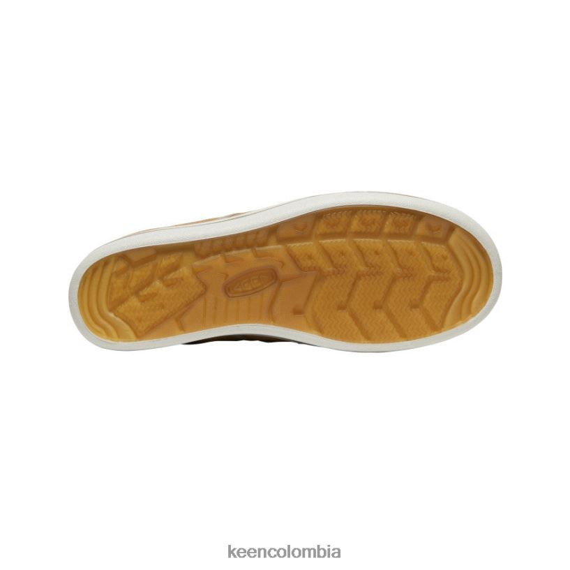 hombres zapatillas eldon de cuero cosecha beige/abedul plateado KEEN calzado 88N808285