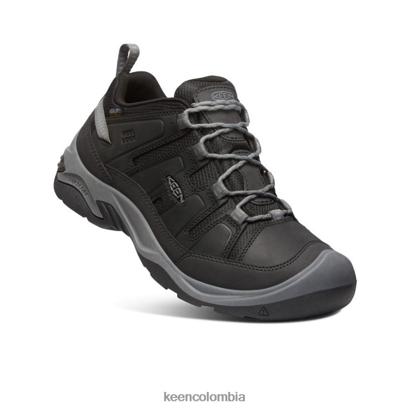 hombres zapato impermeable circadia negro/gris acero KEEN calzado 88N808103