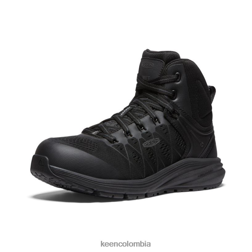 mujer vista energy mid int met (puntera de fibra de carbono) Cuervo negro KEEN calzado 88N808452