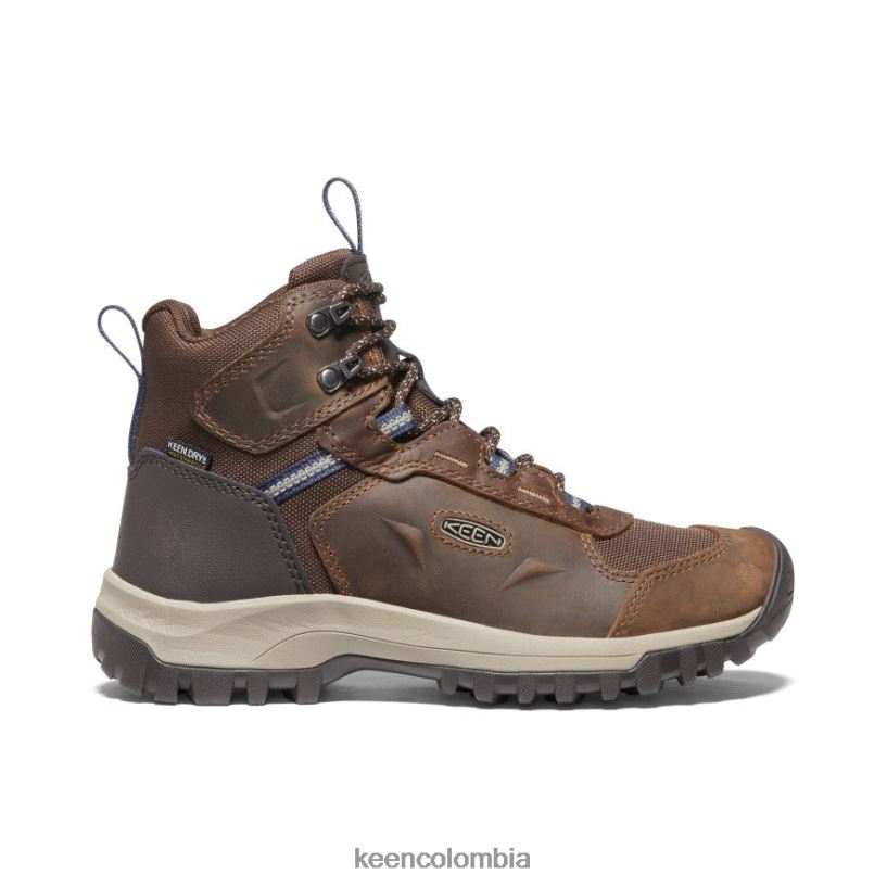mujer Bota impermeable Basin Ridge coco tostado/índigo vintage KEEN calzado 88N808708