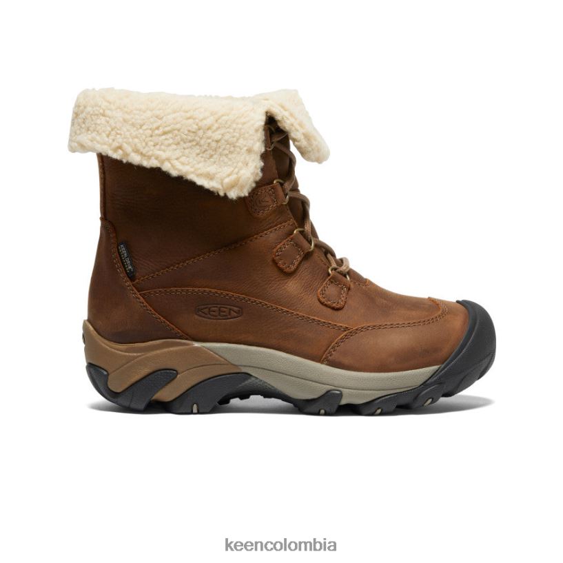 mujer bota corta impermeable betty marrón/shitake KEEN calzado 88N808679