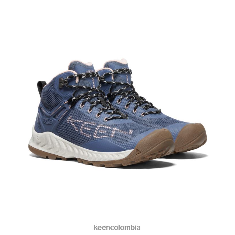 mujer bota impermeable nxis evo índigo vintage/gris puerto KEEN calzado 88N808469