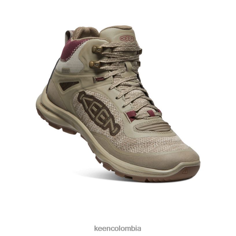 mujer bota impermeable terradora flex plaza topo/vino Windsor KEEN calzado 88N808583