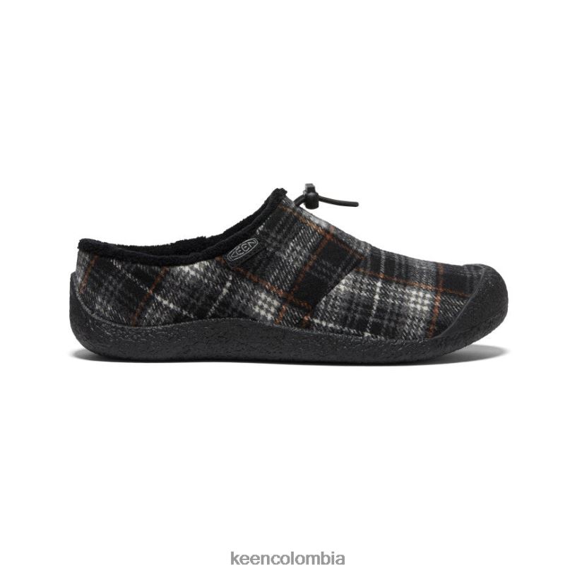 mujer diapositiva howser iii cuadros negros/gris acero KEEN calzado 88N808485