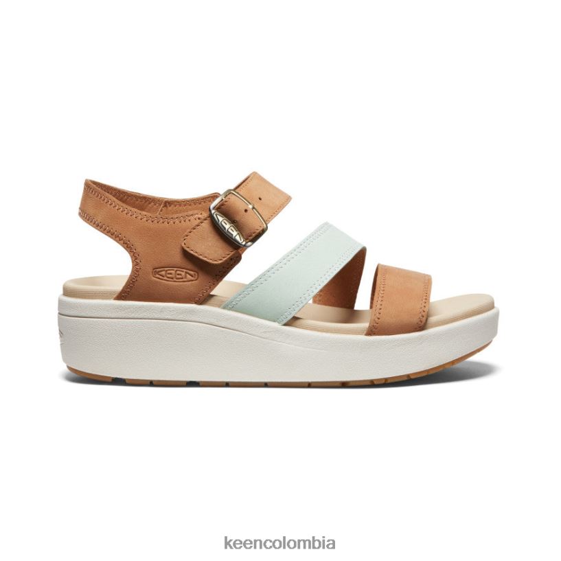 mujer correa de elección cuero natural/claramente aguamarina KEEN calzado 88N808447