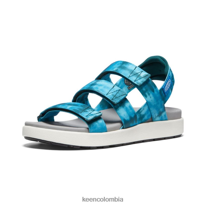 mujer elle tiras teñido anudado seamoss/blanco estrella KEEN calzado 88N808473
