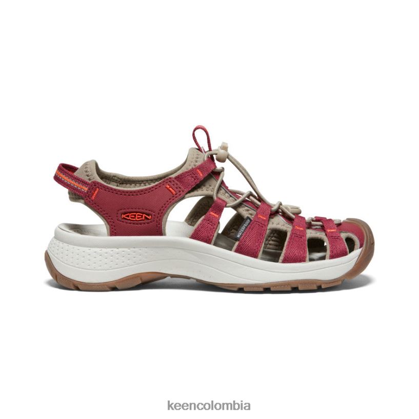 mujer sandalia astoria oeste merlot/ibis escarlata KEEN calzado 88N808552