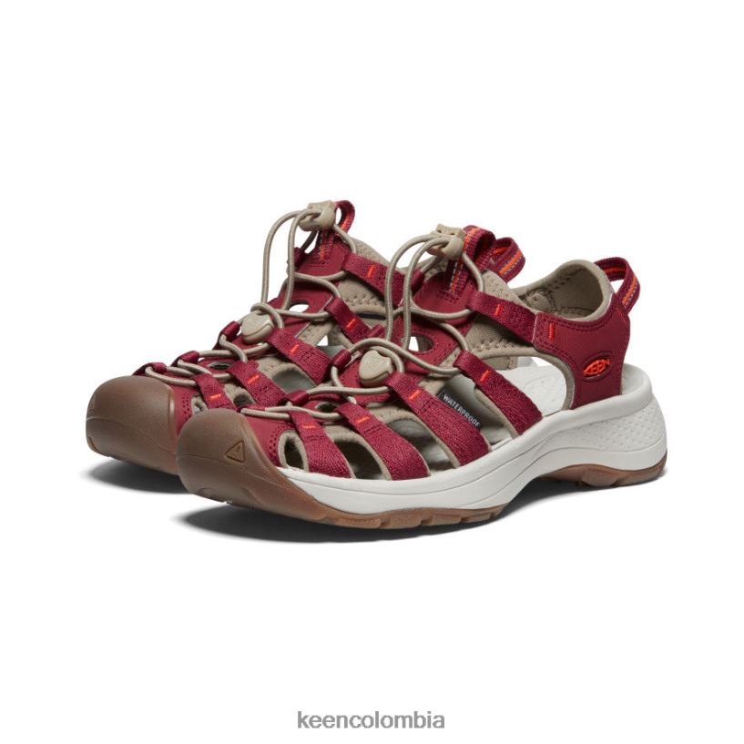 mujer sandalia astoria oeste merlot/ibis escarlata KEEN calzado 88N808552