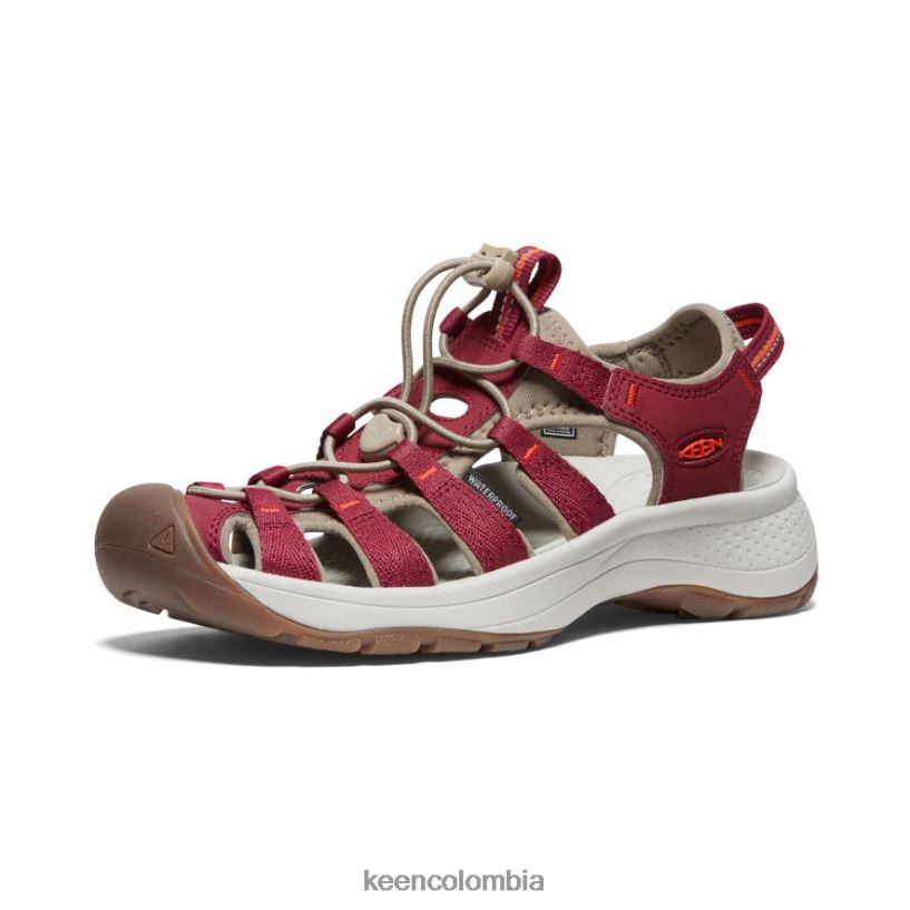 mujer sandalia astoria oeste merlot/ibis escarlata KEEN calzado 88N808552