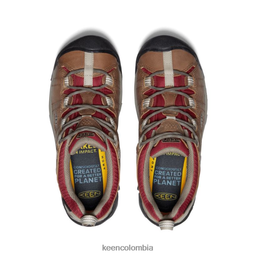 mujer targhee ii impermeable safari/merlot KEEN calzado 88N808543