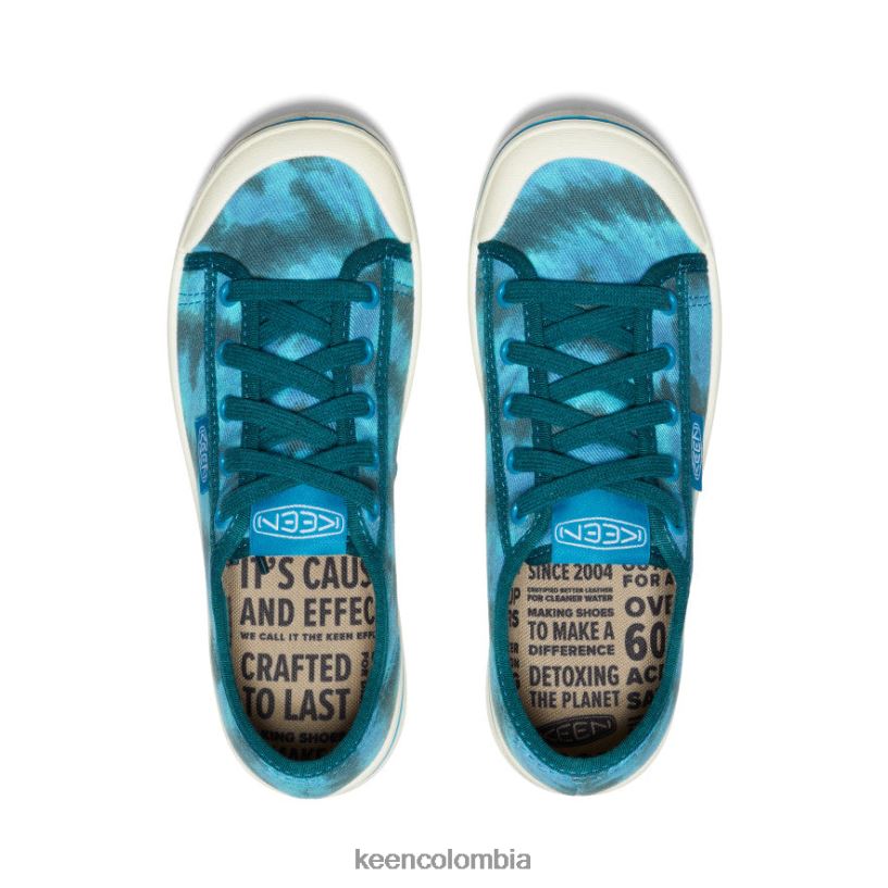 mujer zapatilla elsa v teñido anudado musgo marino/blanco estrella KEEN calzado 88N808501