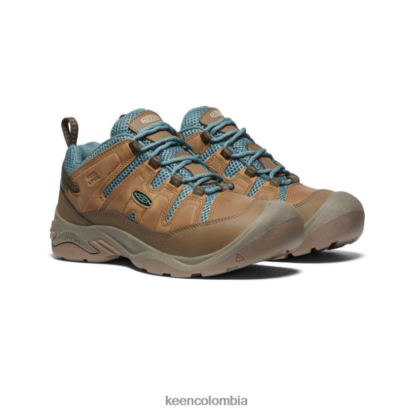 mujer zapato de ventilación circadia coco tostado/atlántico norte KEEN calzado 88N808642