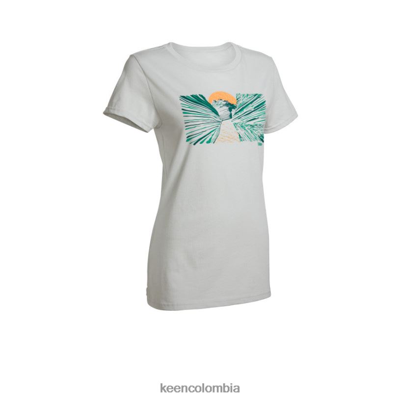 mujer camiseta del cañón ranura niebla del puerto KEEN ropa 88N808663