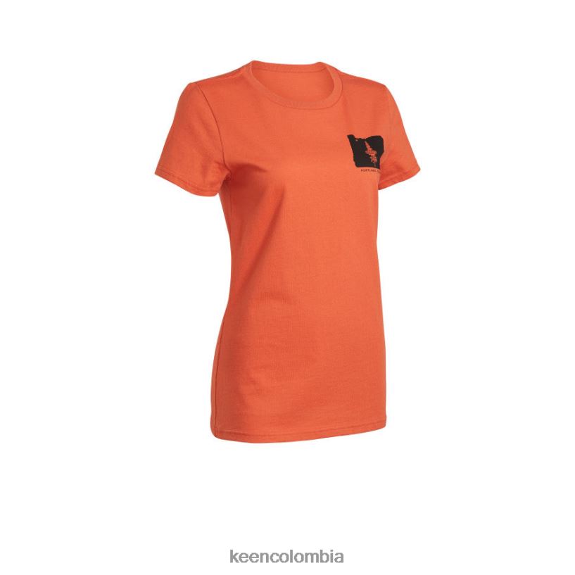 mujer camiseta pnw ocre quemado KEEN ropa 88N808629