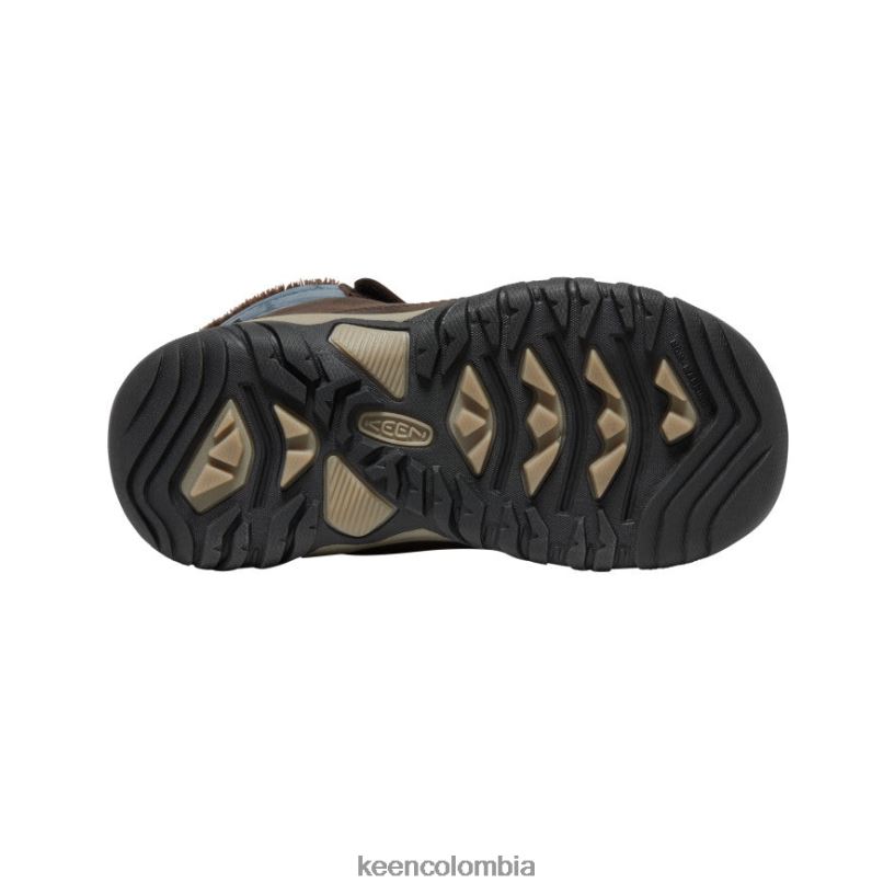 niños grandes bota impermeable greta grano de café/azul ala verde azulado KEEN calzado 88N8081016