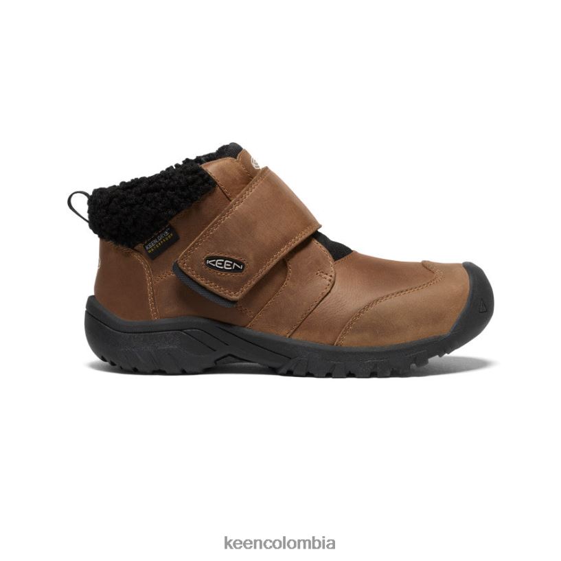 niños grandes bota impermeable kootenay iv coco tostado/vapor KEEN calzado 88N8081011