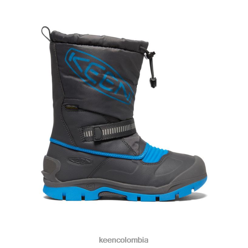 niños grandes bota impermeable snow troll imán/aster azul KEEN calzado 88N8081002