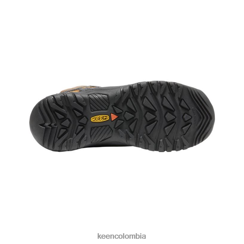 niños grandes bota impermeable targhee tierra oscura/marrón dorado KEEN calzado 88N808895