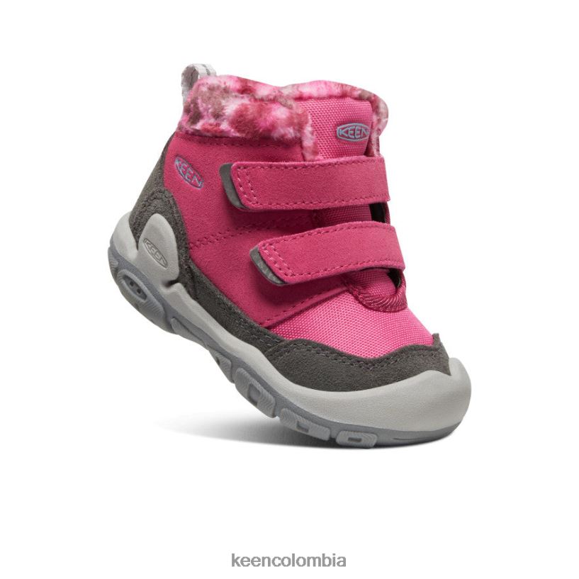 niños pequeños chukka con doble correa y nudo paloma de la fruta/negro KEEN calzado 88N8081013