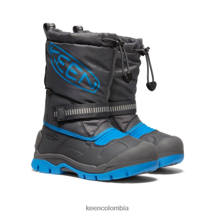 pequeños niños bota impermeable snow troll imán/aster azul KEEN calzado 88N8081008
