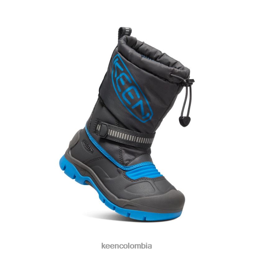 pequeños niños bota impermeable snow troll imán/aster azul KEEN calzado 88N8081008
