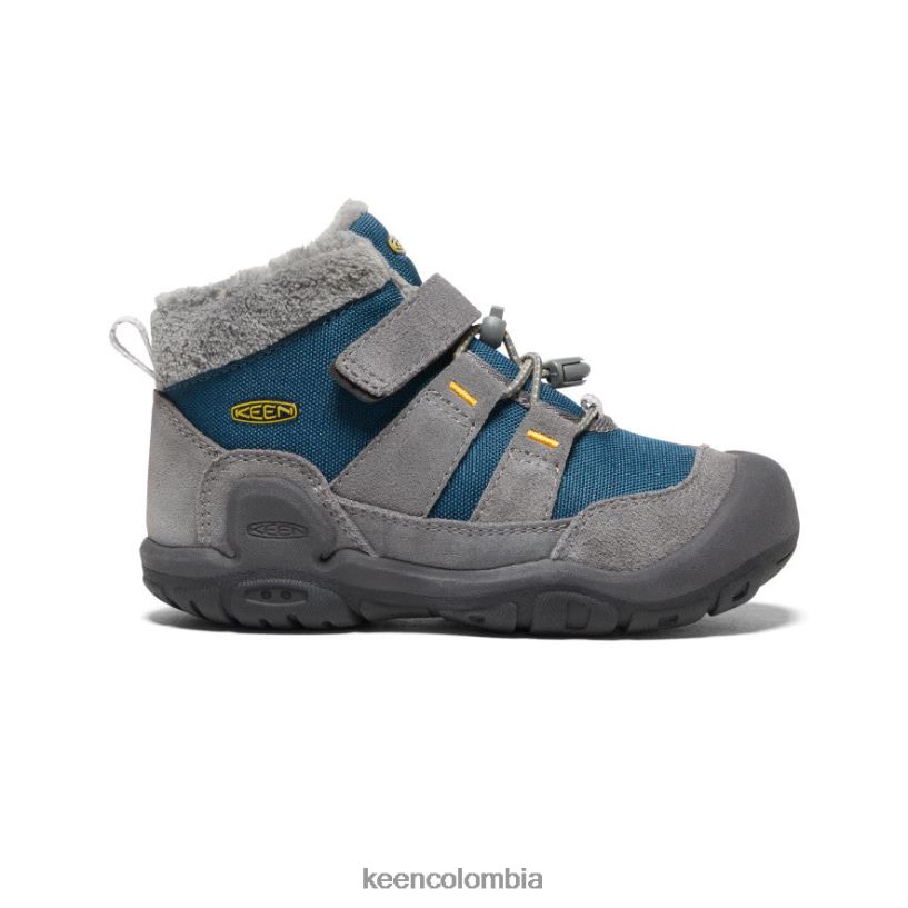 pequeños niños chukka nudo gris acero/azul ala verde azulado KEEN calzado 88N808979