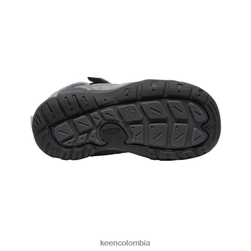 pequeños niños chukka nudo gris acero/azul ala verde azulado KEEN calzado 88N808979