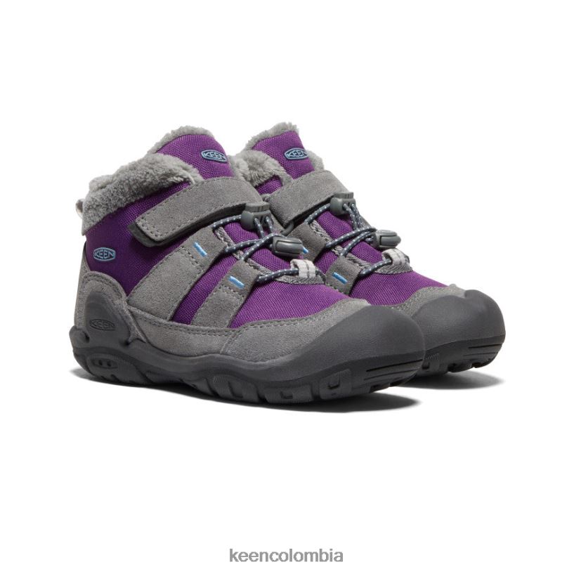 pequeños niños chukka nudo gris acero/carisma KEEN calzado 88N808981
