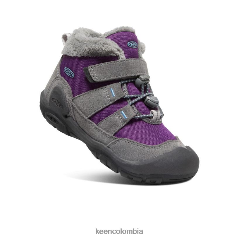pequeños niños chukka nudo gris acero/carisma KEEN calzado 88N808981