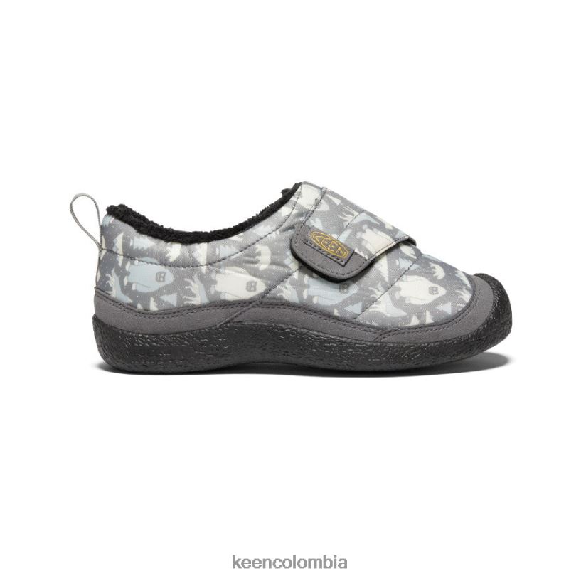 niños grandes envoltura de jabón gris acero/blanco estrella KEEN calzado 88N808985