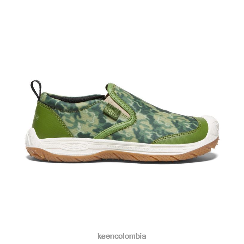 niños grandes perro de velocidad sin cordones camuflaje/camping KEEN calzado 88N808720