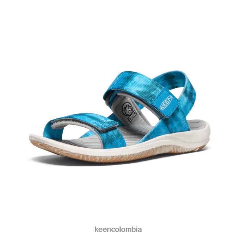 niños grandes correa trasera elle musgo marino/azul fiordo KEEN calzado 88N808722