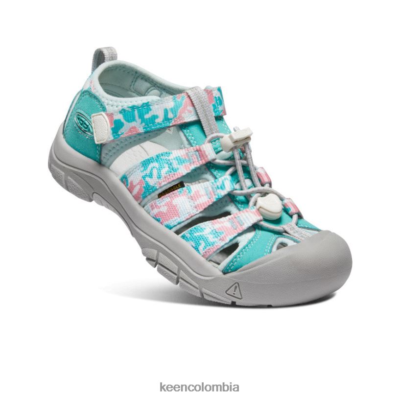 niños grandes newport h2 camuflaje/glaseado rosa KEEN calzado 88N808754
