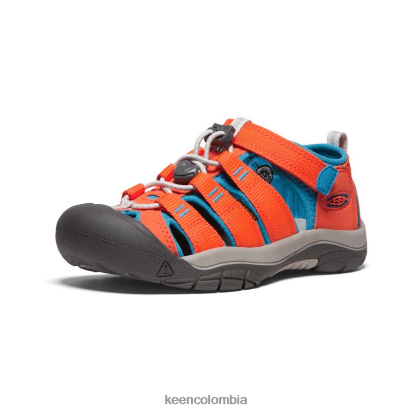 niños grandes newport h2 naranja seguridad/azul fiordo KEEN calzado 88N808756