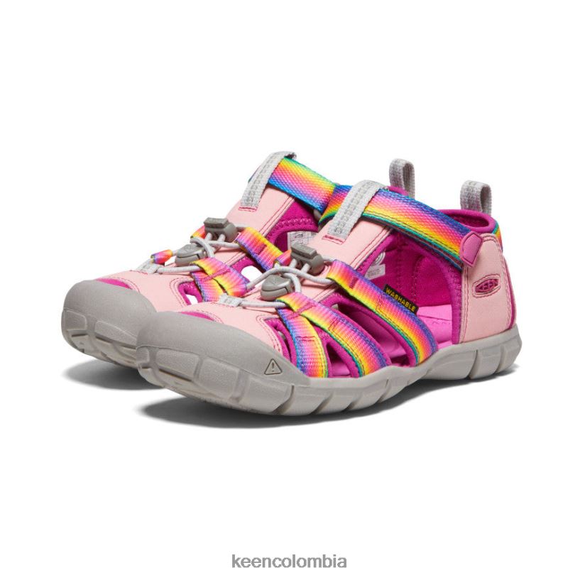 niños grandes seacamp ii cnx arcoiris/festival fucsia KEEN calzado 88N808799