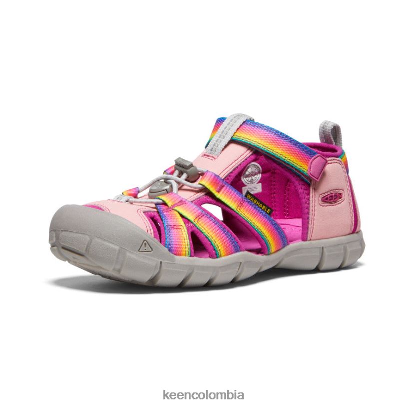 niños grandes seacamp ii cnx arcoiris/festival fucsia KEEN calzado 88N808799