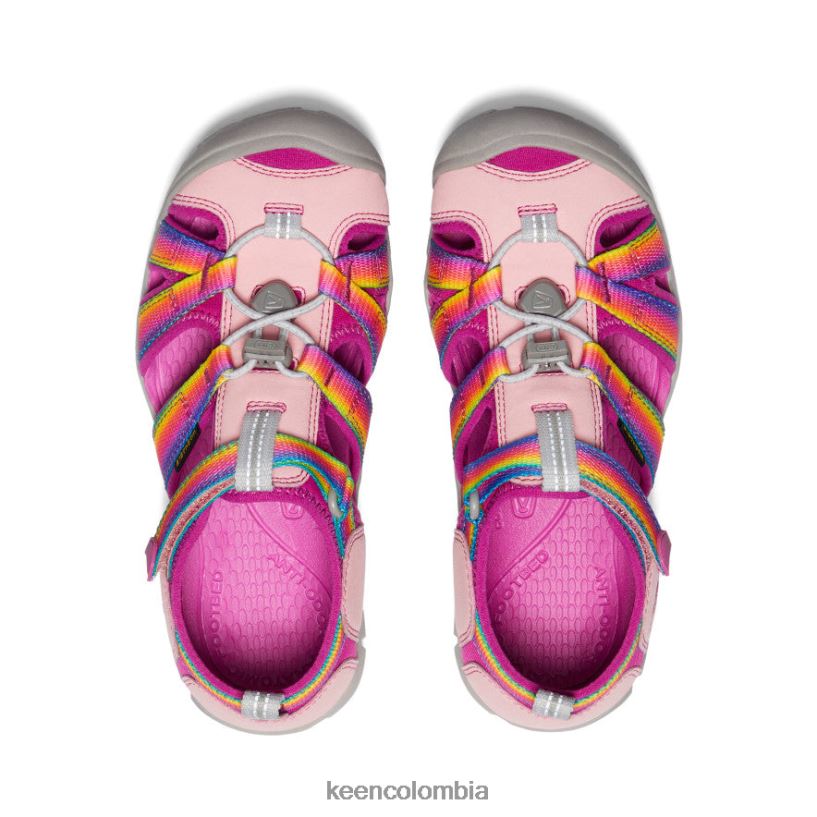 niños grandes seacamp ii cnx arcoiris/festival fucsia KEEN calzado 88N808799