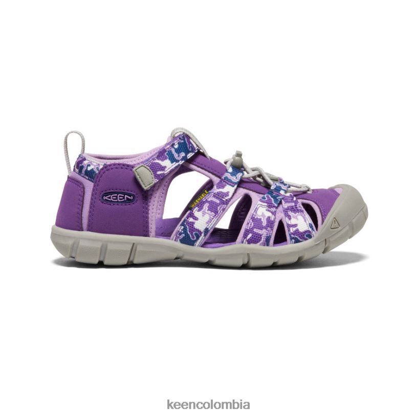 niños grandes seacamp ii cnx camuflaje/tillandsia morado KEEN calzado 88N808795