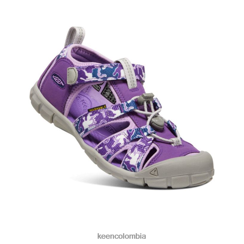 niños grandes seacamp ii cnx camuflaje/tillandsia morado KEEN calzado 88N808795