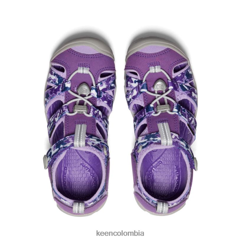 niños grandes seacamp ii cnx camuflaje/tillandsia morado KEEN calzado 88N808795