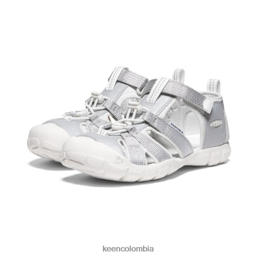 niños grandes seacamp ii cnx plata/blanco estrella KEEN calzado 88N808798