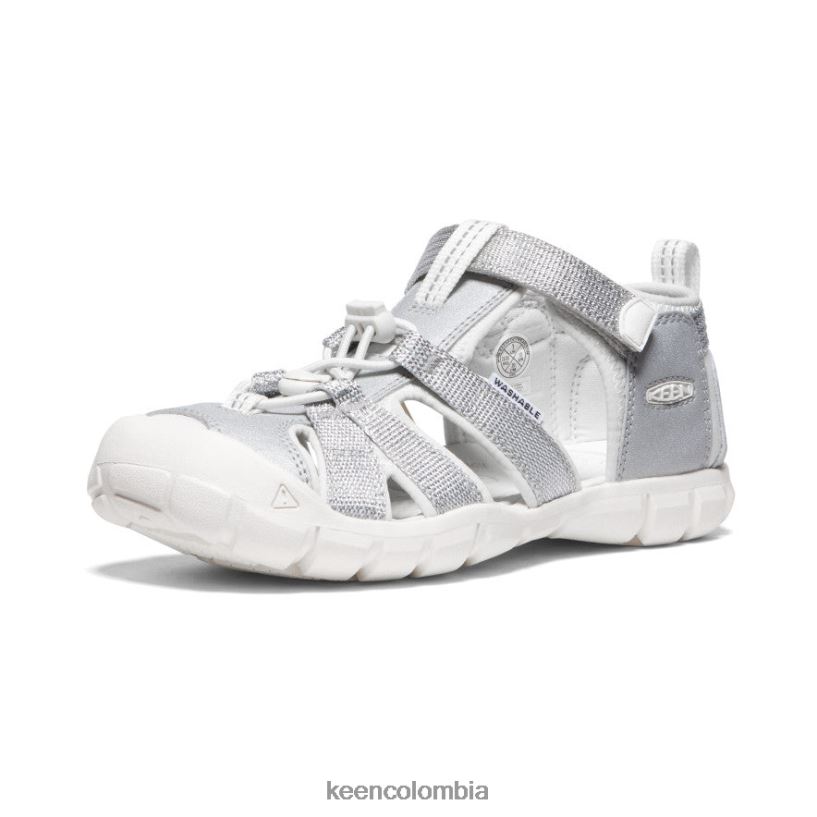 niños grandes seacamp ii cnx plata/blanco estrella KEEN calzado 88N808798