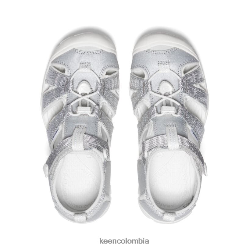 niños grandes seacamp ii cnx plata/blanco estrella KEEN calzado 88N808798
