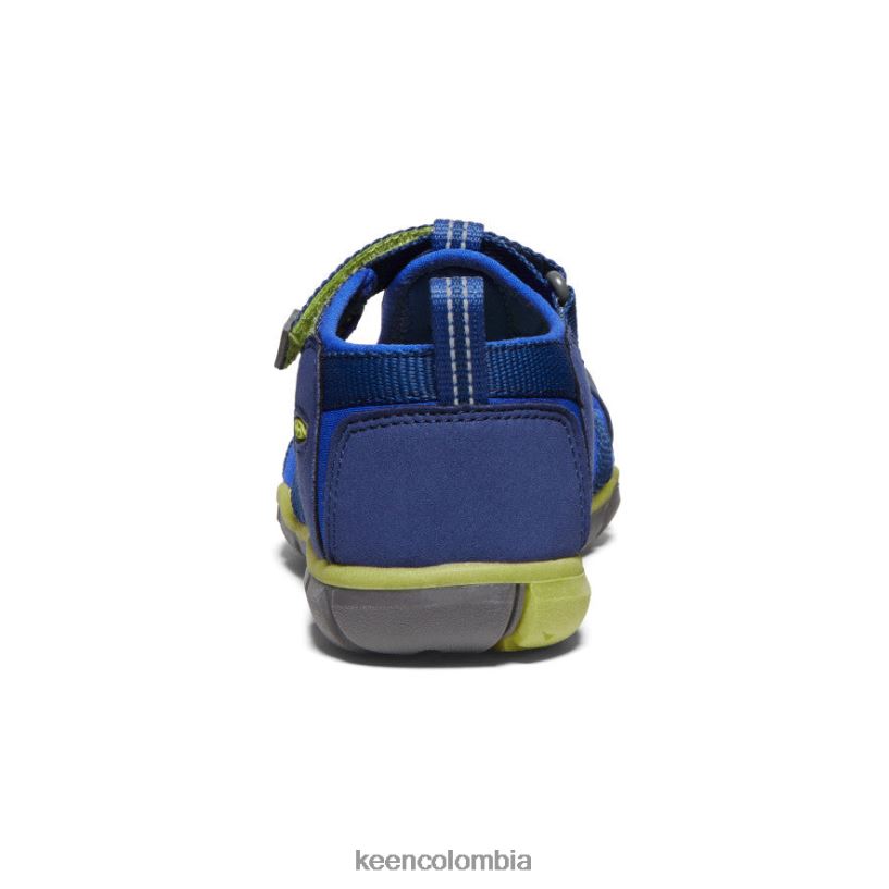 niños grandes seacamp ii cnx profundidades azules/chartreuse KEEN calzado 88N808786