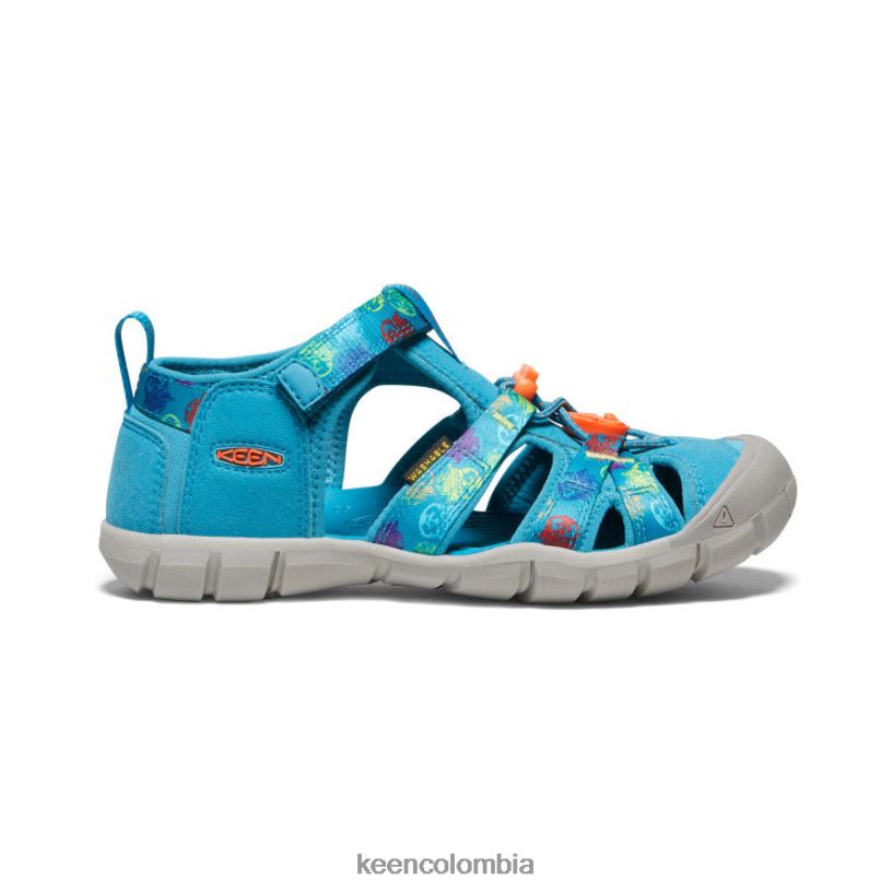 niños grandes seacamp ii cnx x oso ahumado oso ahumado/azul fiordo KEEN calzado 88N808800