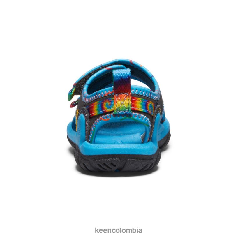 niños pequeños Knotch Creek con puntera abierta imán/teñido anudado KEEN calzado 88N808814