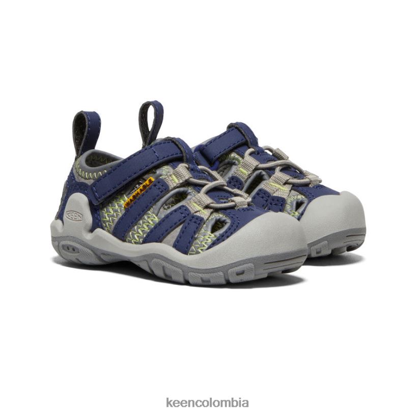 niños pequeños arroyo nudo gris acero/azul profundo KEEN calzado 88N808806