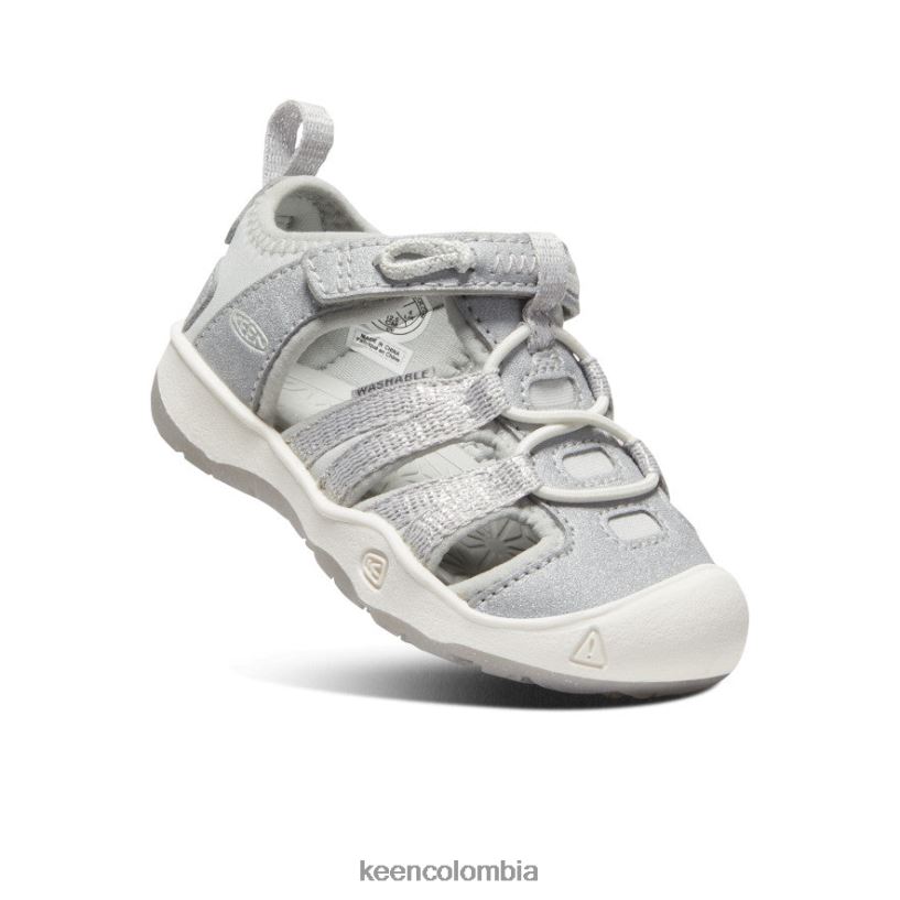niños pequeños sandalia moxie plata KEEN calzado 88N808956