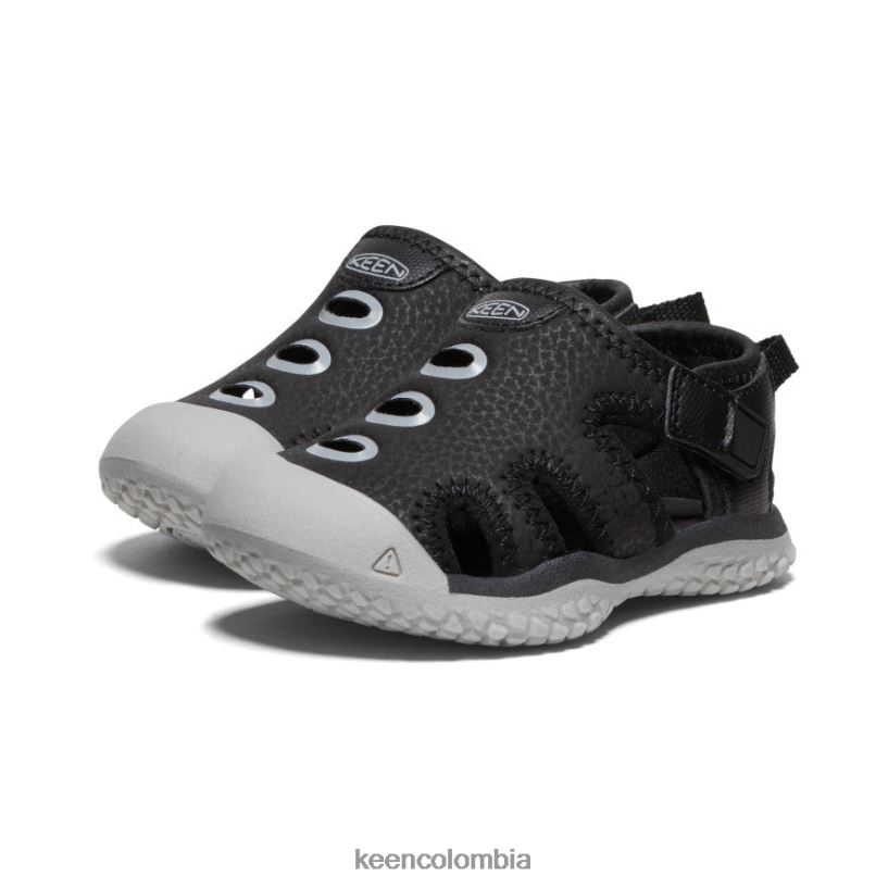 niños pequeños sandalia raya negro/lluvia KEEN calzado 88N808944
