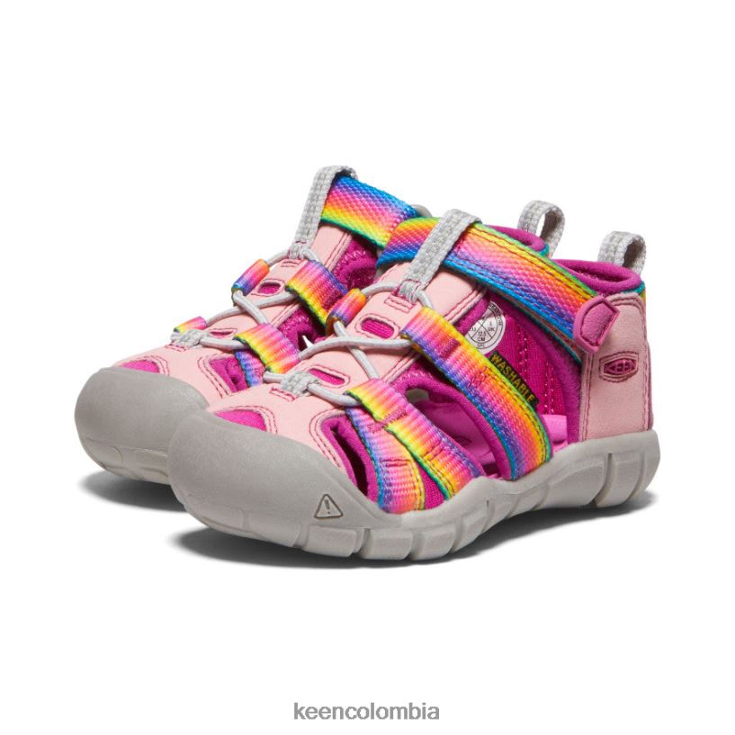 niños pequeños seacamp ii cnx arcoiris/festival fucsia KEEN calzado 88N808823